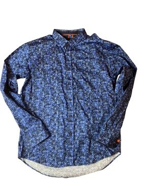 Eight X Premium Slim Fit Floral Button-Down Shirt – Men’s 3XL